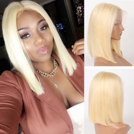 Human Wig Medium Blonde